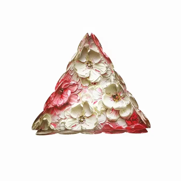 Коробка для кондитерских изделий с пластиковой крышкой &laquo;Розовые цветы&raquo;, 18 х 3 см