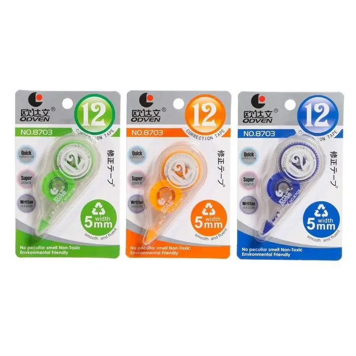 Корректор-лента, 7 м &times; 5 мм, с держателем, блистер, европодвес