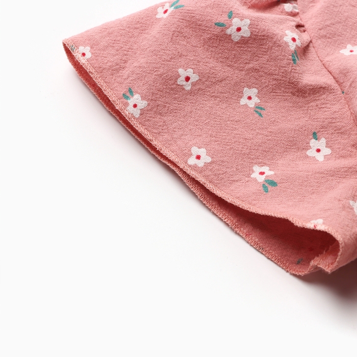 Платье детское Крошка Я Платье детское Крошка Я "Цветы", р. 68-74, розовый