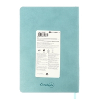 Еженедельник датир 2025г мягк обл иск кож А5 80л ESCALADA, бл тис, кр бл 70 г/м², синий Еженедельник датир 2025г мягк обл иск кож А5 80л ESCALADA, бл тис, кр бл 70 г/м², синий