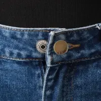 Пуговица &laquo;JEANS&raquo; для расширения пояса, 17 мм, цвет антик