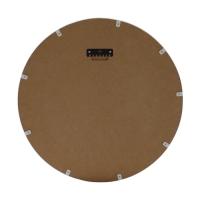 Зеркало интерьерное настенное в круглом корпусе из металла  d=50,5см, белый