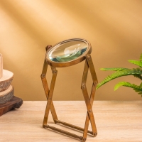 Лупа &laquo;Исследователь&raquo;, 13.5&times;14&times;3.5 см, алюминий