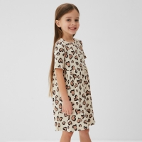 Платье детское KAFTAN Leo love, размер 36 (134-140 см)