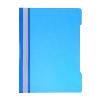 Папка - скоросшиватель Calligrata, А4,160 мкм, синяя, прозрачный верх