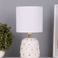 Лампа настольная "Букет" 1х40Вт Е14 белый 14,5х14,5х30см МОДЕЛЬ: Лампа настольная "Букет" 1х40Вт Е14 белый 14,5х14,5х30см МОДЕЛЬ: