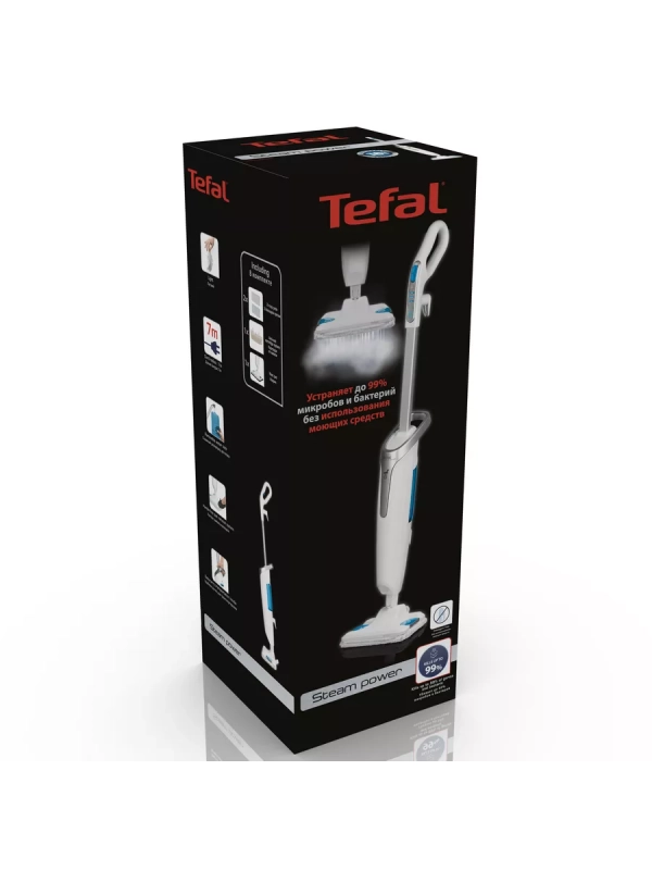 Паровая швабра Steam Power VP6555RH, 1200 Вт, черная Паровая швабра Steam Power VP6555RH, 1200 Вт, черная