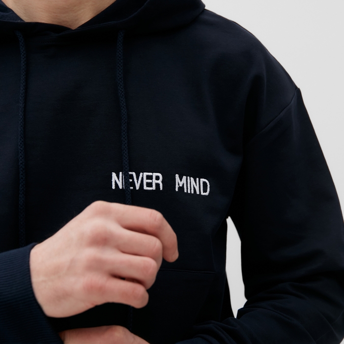 Толстовка мужская DIROMM размер 52, цвет синий Толстовка мужская DIROMM размер 52, цвет синий