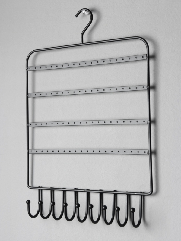 Органайзер для украшений "Вешалка", 37*25*5см, цвет чёрный