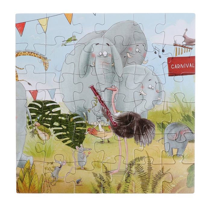 Пазлы 4 в 1 «Праздничная вечеринка», 25, 36, 49, 64 элемента Пазлы 4 в 1 «Праздничная вечеринка», 25, 36, 49, 64 элемента