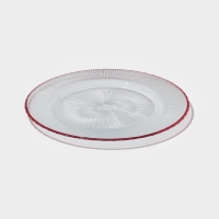 Тарелка подстановочная "Radiant" 33 см, цвет прозрачный