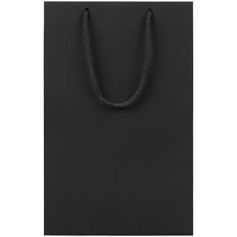 Пакет бумажный Porta S, вертикальный, черный