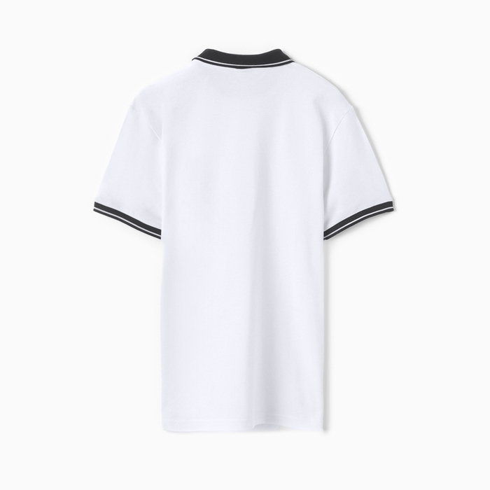 Футболка (поло) мужская MINAKU REGULAR FIT: цвет белый, р-р 46