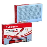 Маркер для доски ErichKrause W-110, 2,0 мм, круглый, красный