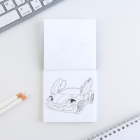 Подарочный набор: блокнот-раскраска и восковые мелки &laquo;Юному герою&raquo;