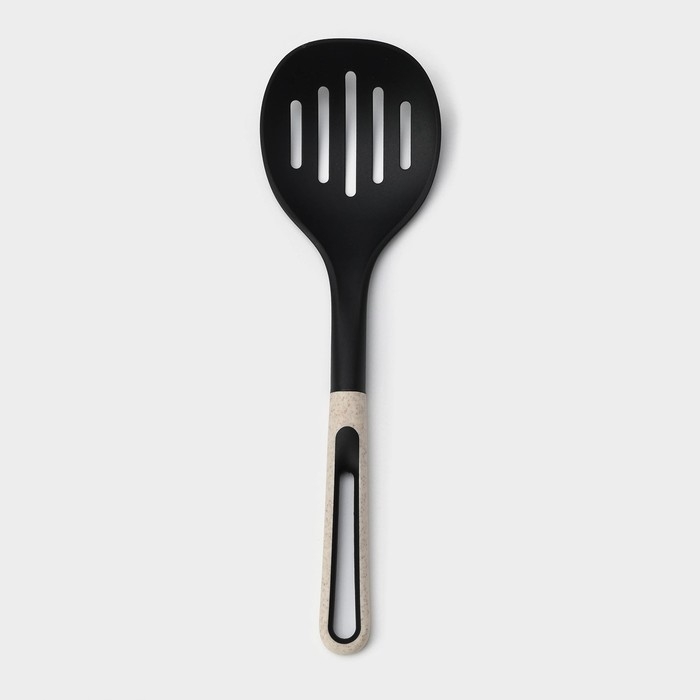 Шумовка Доляна Pronto, цвет белый, чёрный