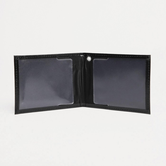 Обложка для удостоверения Обложка для удостоверения "Полиция", цвет чёрный