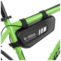 Велосумка под раму, жёсткий корпус, чёрная Велосумка под раму, жёсткий корпус, чёрная