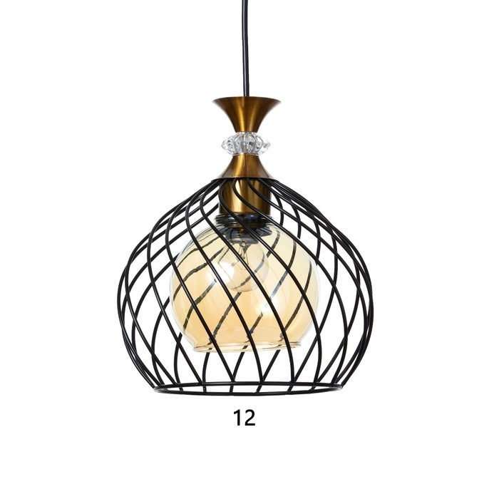 Светильник BayerLux "Синара" E27 40Вт черный 21,5х21,5х19-119 см