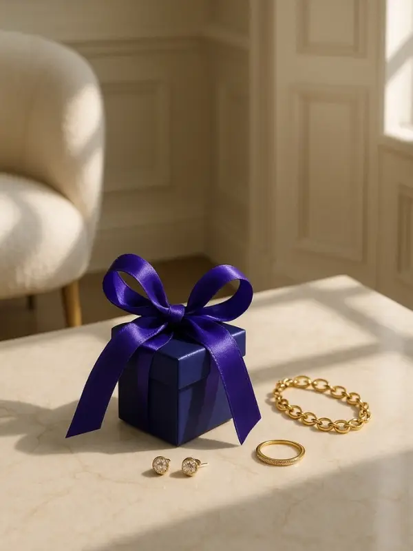 Коробочка подарочная складная &laquo;Презент&raquo; 6&times;6&times;6, фиолетовая