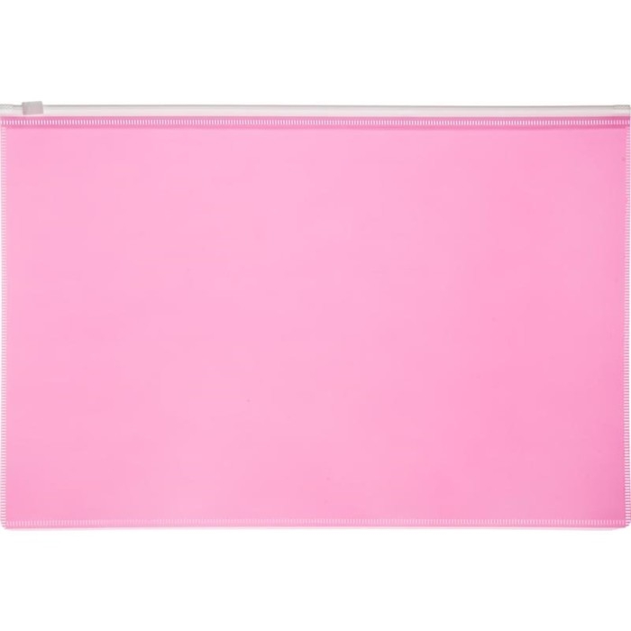 Набор папок-конвертов на ZIP-молнии A5, 180 мкм, Calligrata "Акварель", полупрозрачные, 5 штук, МИКС