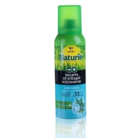 Аэрозоль от клещей и комаров "Gardex Naturin", флакон, 100 мл
