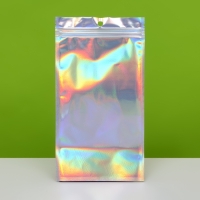 Пакет Zip-lock ПЭТ, иридисцентный, со сплошным окном, пл-й, еврослот 13 х 24 см набор 20шт