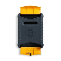 Ящик почтовый, пластиковый, &laquo;Стандарт&raquo;, с щеколдой, с накладкой, серый