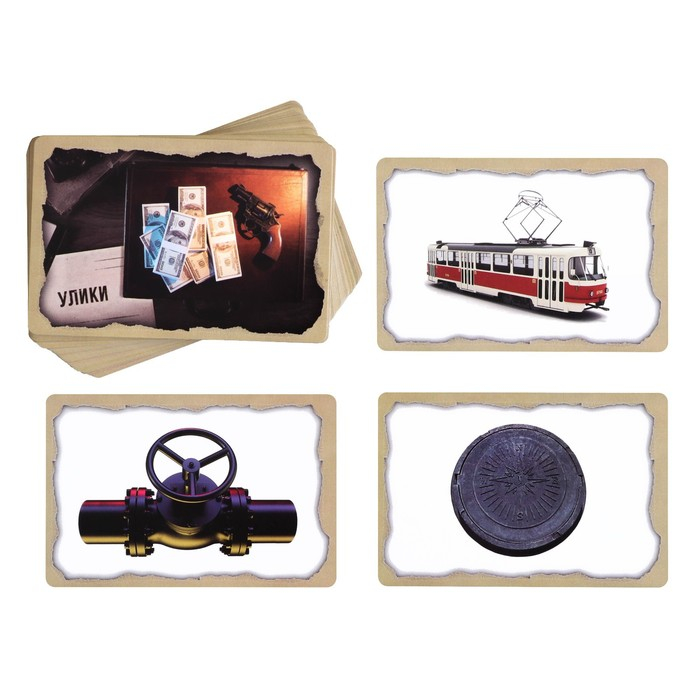 Настольная игра &laquo;Дело ведут детективы&raquo;, 80 карточек