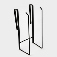 Держатель для кухонных принадлежностей и разделочных досок Доляна, 27&times;11,5&times;8 см, цвет чёрный