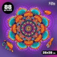 Пазл деревянный фигурный &laquo;Мандала гармонии&raquo;, 88 элементов
