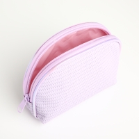 Набор косметичек 2 в 1 на молнии, цвет сиреневый Набор косметичек 2 в 1 на молнии, цвет сиреневый