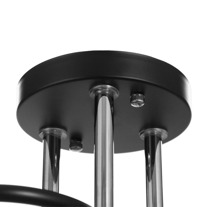 Люстра потолочная Мэгги 3хE27 40Вт Черный, хром Люстра потолочная Мэгги 3хE27 40Вт Черный, хром