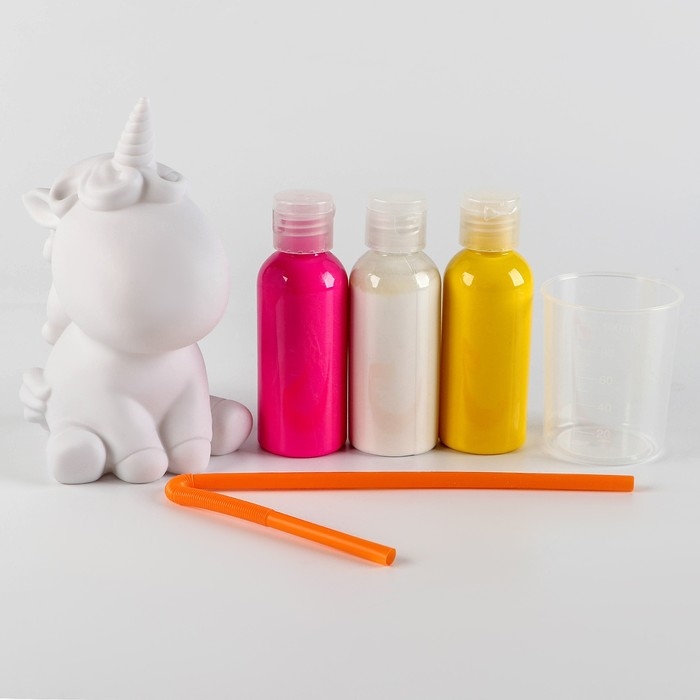 Набор для творчества. Рисование акрилом на пластиковой фигурке &laquo;Единорожка&raquo;