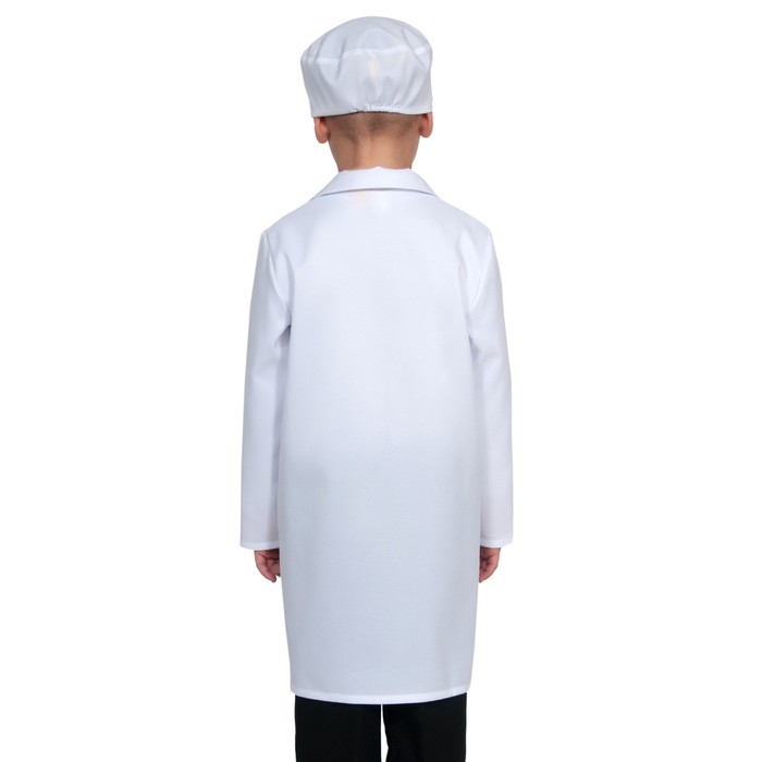 Карнавальный костюм &laquo;Доктор-2&raquo;, халат, шапочка, р-р S, рост 116-122 см