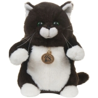 Мягкая игрушка «Кот толстый», цвет горький шоколад, 20 см Мягкая игрушка «Кот толстый», цвет горький шоколад, 20 см