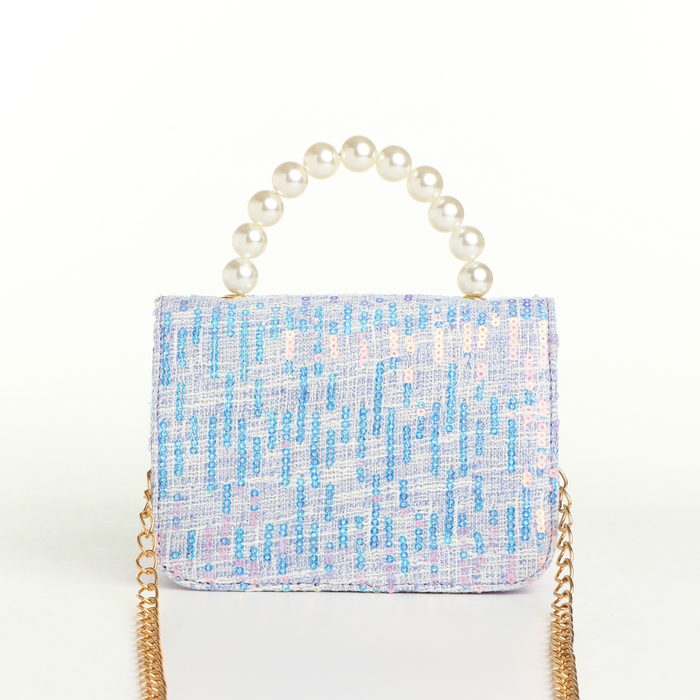 Сумка детская для девочки на клапане &laquo;Выбражулька&raquo;, цвет сиреневый