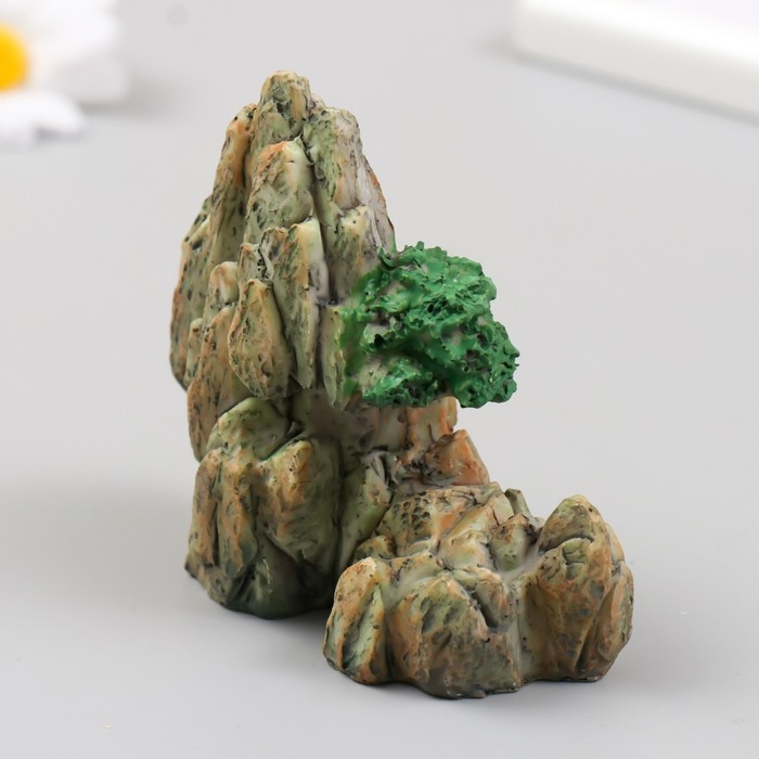 Фигурка для флорариума полистоун Фигурка для флорариума полистоун "Горный утёс" 9х4,8х8,5 см