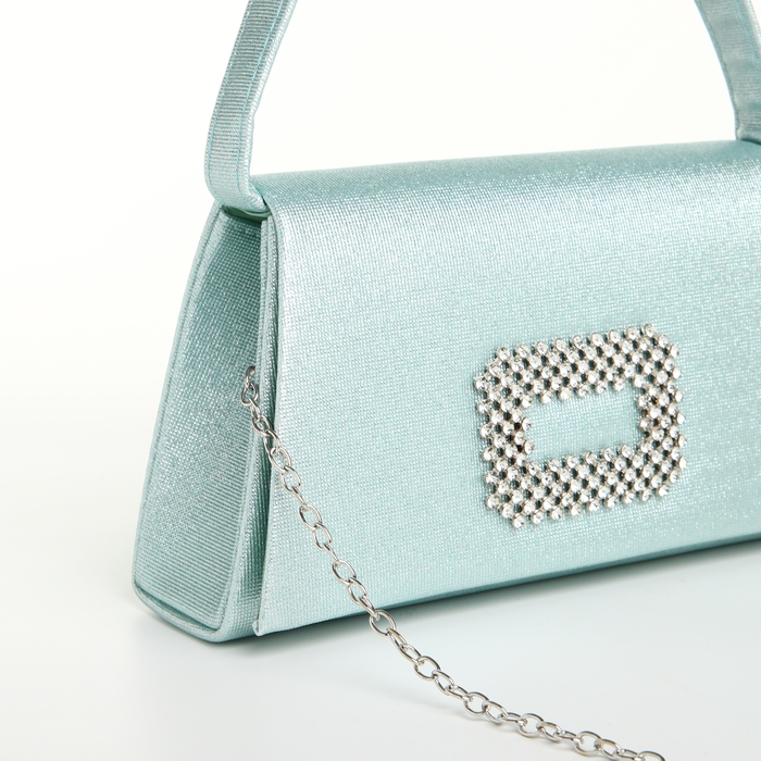 Сумка-клатч на магните, цвет зелёный