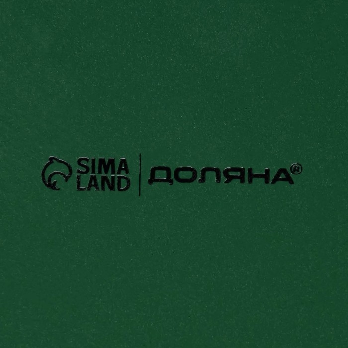 Блинница новогодняя Доляна &laquo;Приближение чуда&raquo;, d=23 см, керамика, цвет белый