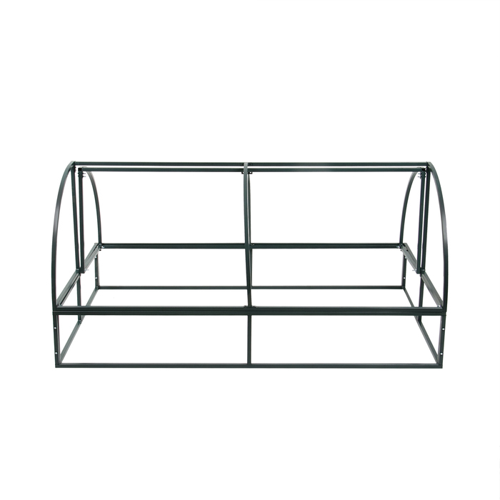 Теплица (каркас) &laquo;Хлебница&raquo;, 2 &times; 0,9 &times; 1,1 м, металл, профиль 20 &times; 20 мм, без поликарбоната