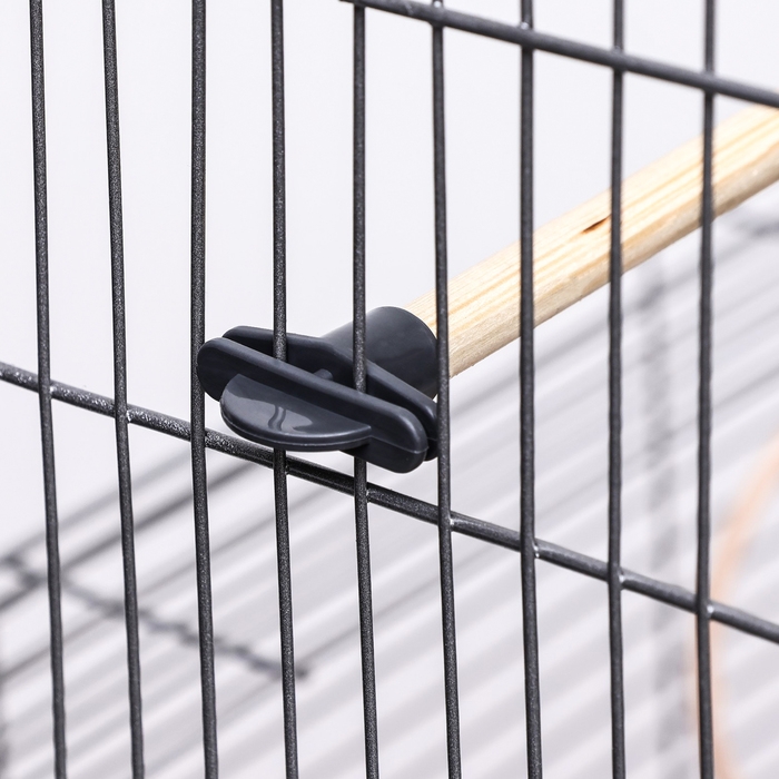 Клетка для птиц "Пижон" №104, разборная, 1 секция, 58 х 40 х 48см, бежевая