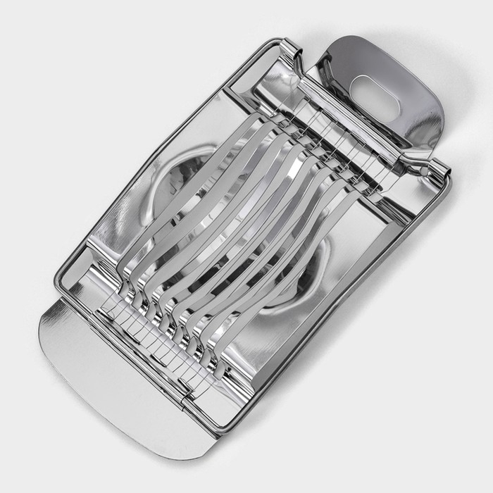 Яйцерезка Доляна &laquo;Престиж&raquo;, 15&times;8 см, цвет серебряный