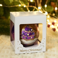 Шар "Ёлка с шарами" 9,5 см микс Шар "Ёлка с шарами" 9,5 см микс