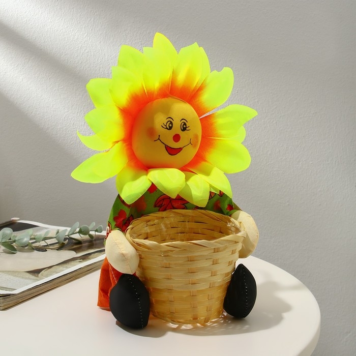 Подставка для цветов, на 1 горшок, d = 9 см, h = 11 см, МИКС, &laquo;Солнце&raquo;, Greengo