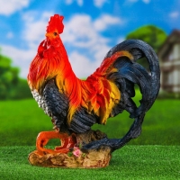 Садовая фигура "Петух андалузский" 46х42х23см Садовая фигура "Петух андалузский" 46х42х23см