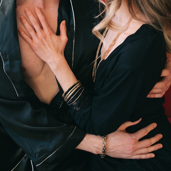 Браслет металл &laquo;Каркас&raquo; тонкая нить, набор 10 штук, цвет золото, 6,5см