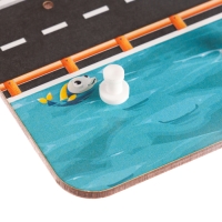 Настольная игра. Геоборд с доп. элементами &laquo;Машинки&raquo; 20х20 см