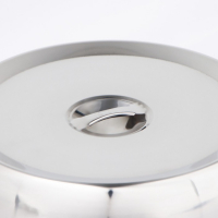 Крышка-Клош из нержавеющей стали, 28&times;28&times;4,5 см, круглая