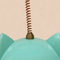 Игрушка-неваляшка "Перьевой взрыв" для кошек, 20 см, голубая Игрушка-неваляшка "Перьевой взрыв" для кошек, 20 см, голубая